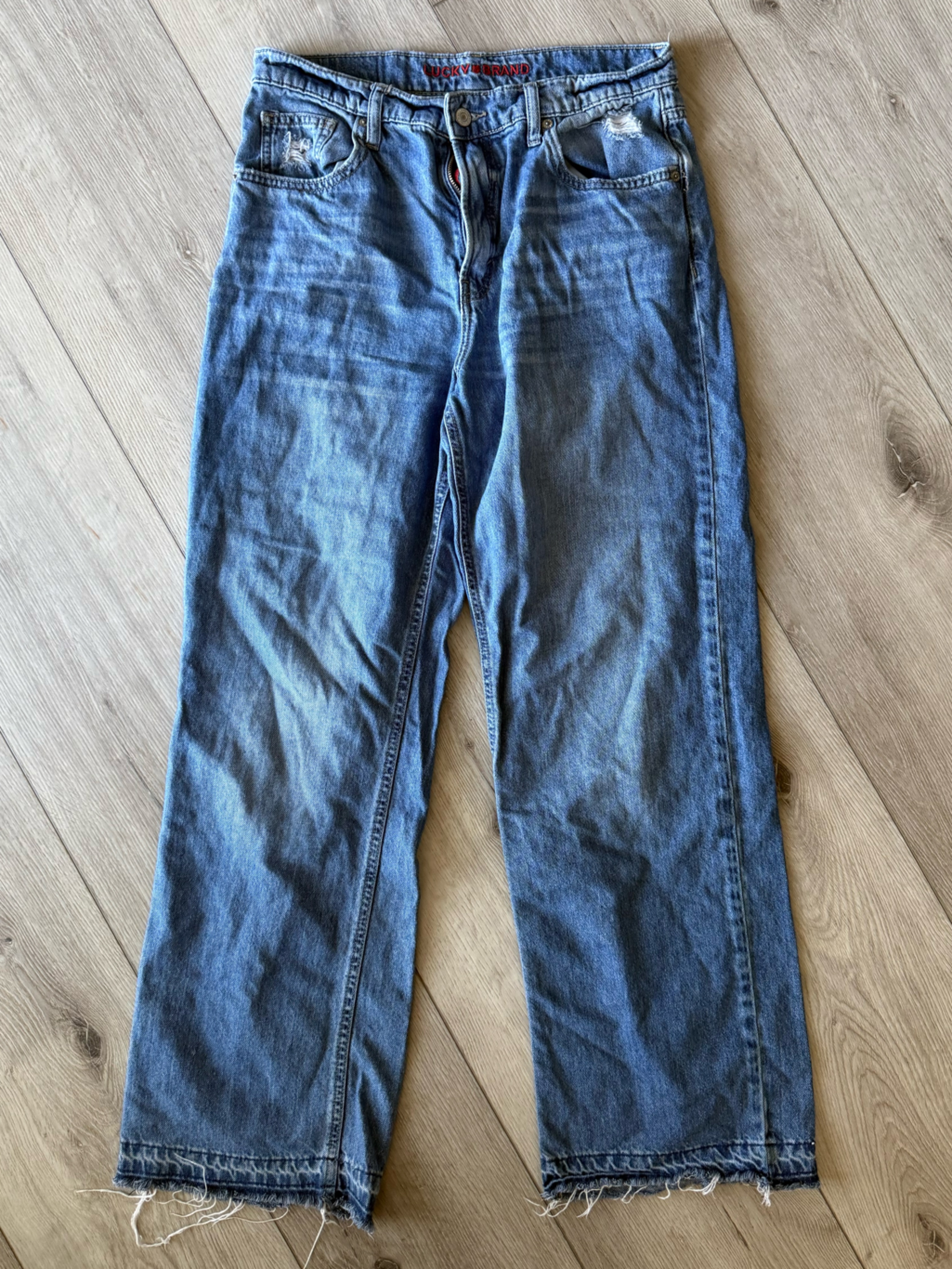 Lucky Brand Light Blue StraightLeg Denim Jeans